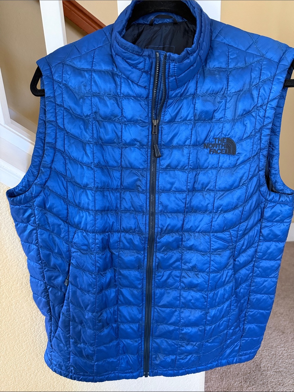 The North Face Men's Electric Blue Quilted Insulated Vest